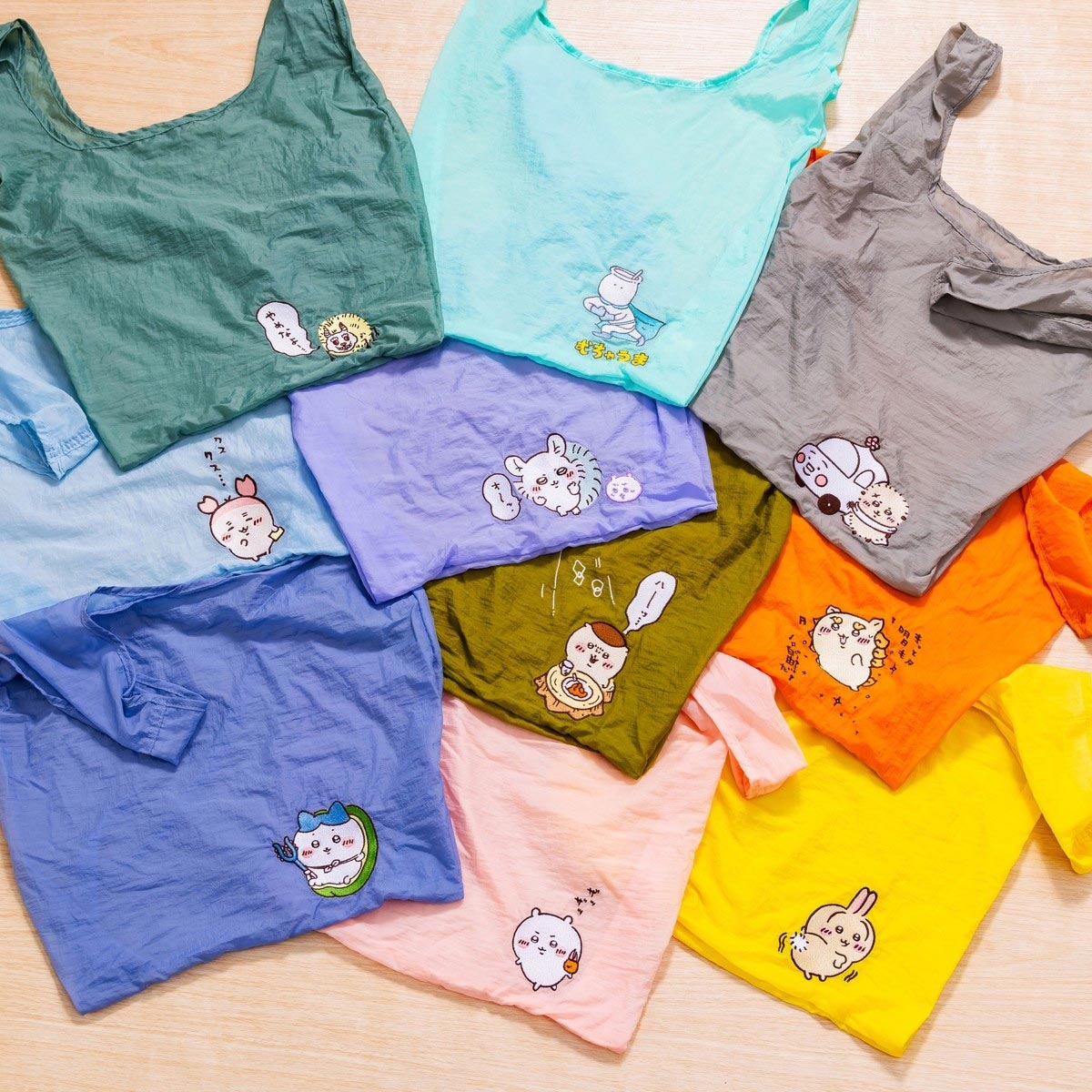 吉伊卡哇 裝在環保袋裡的吊飾 (海獺)