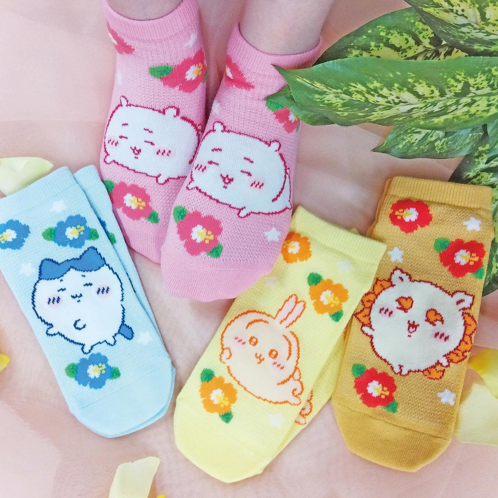 ちいかわ メッシュスニーカー丈ソックス（ちいかわ・アロハ）