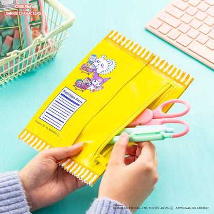 ちいかわ×サンリオキャラクターズ スーパーマーケットなスナックポーチ（うさぎとポムポムプリン）