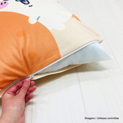 Chiikawa Cushion Cover (Usagi, Tangerines)
