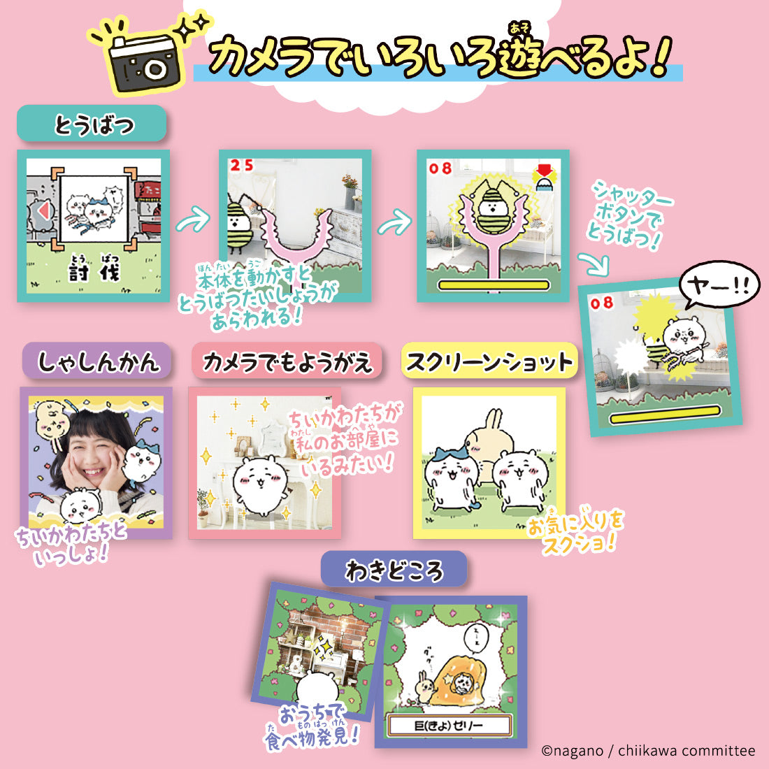 Chiikawa Camera Yaaa-!! (Purple)