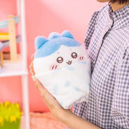 치이카와 Chiikawa Baby 속싸개 인형 (하치와레)