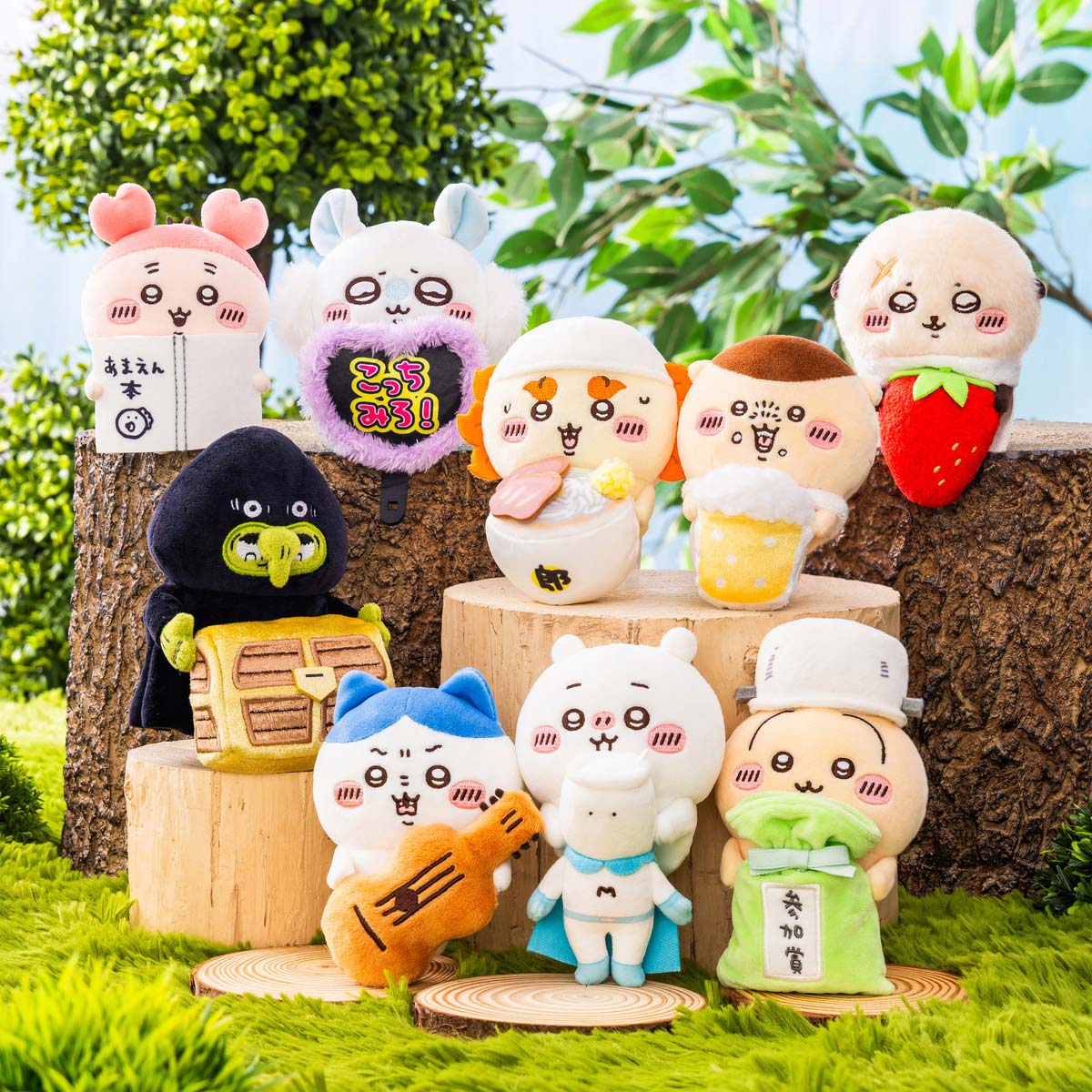 吉伊卡哇 從桌面守護的掛件玩偶 (超好超人與吉伊卡哇)