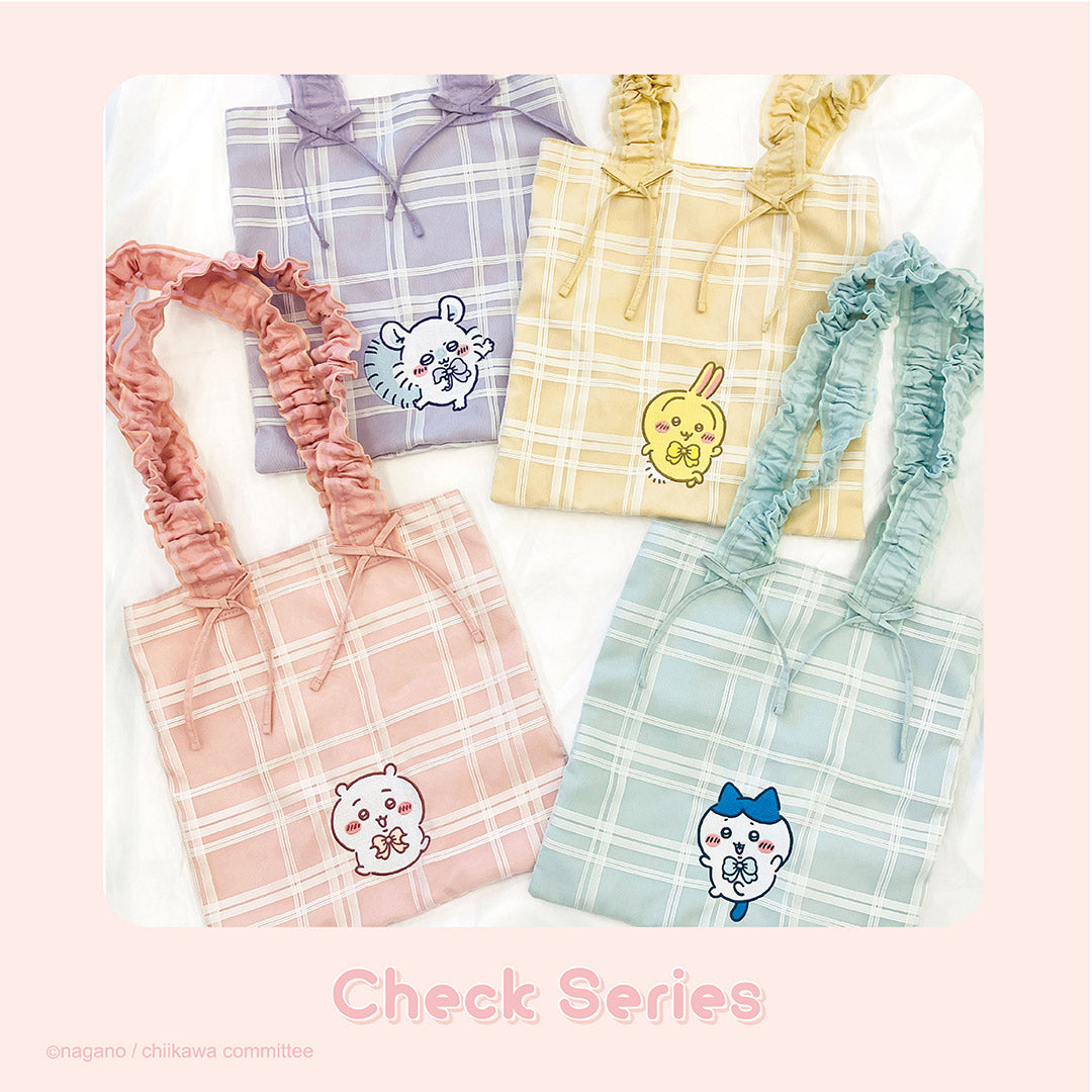 Chiikawa Tote Bag (Checkered / Hachiware)