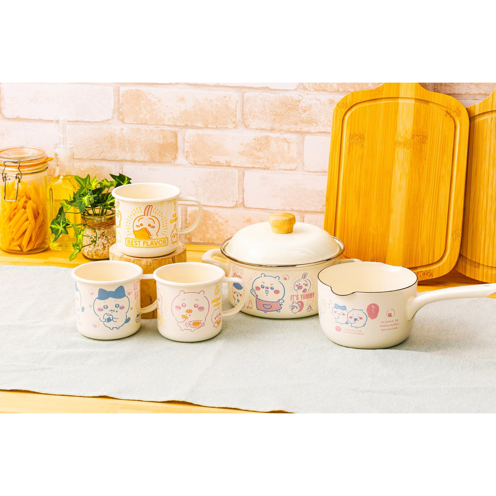 치이카와 에나멜 밀크 팬 12cm
