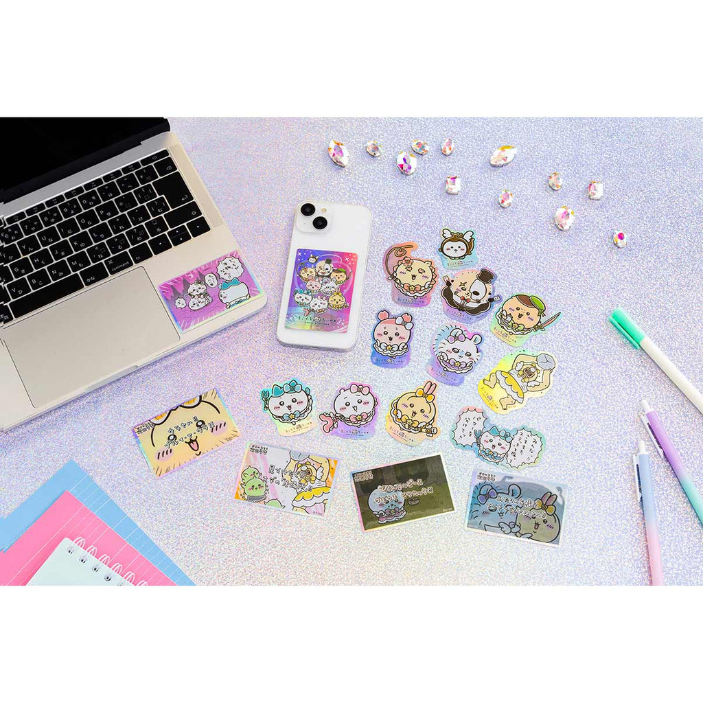 ちいかわ まじかるちいかわ スマホに貼れるサイズのホログラムステッカー（オデ）