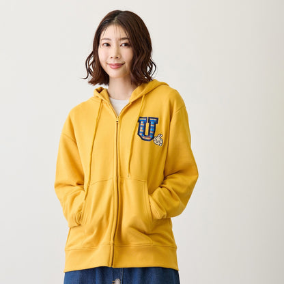 吉伊卡哇 拉鍊連帽衫 GO MY WAY 黃色