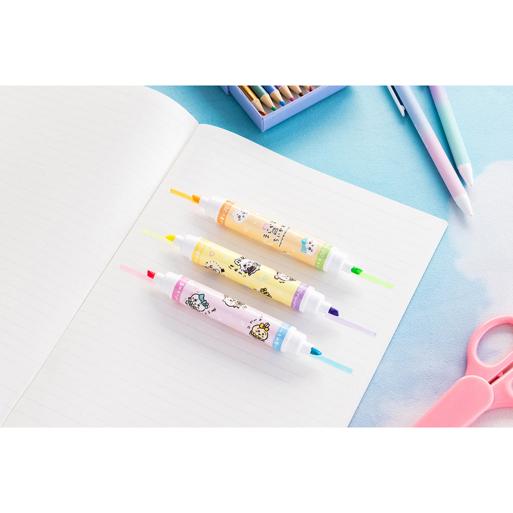 Chiikawa Super Magical Chiikawa Scented 2-Color Markers (Orange/Green)