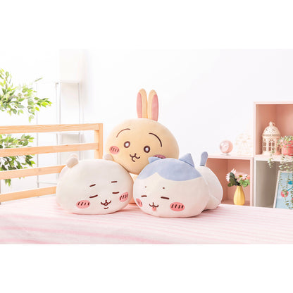 Chiikawa Marshmallow-Like Lying Down Hugging Plush (Nemunemu Usagi)