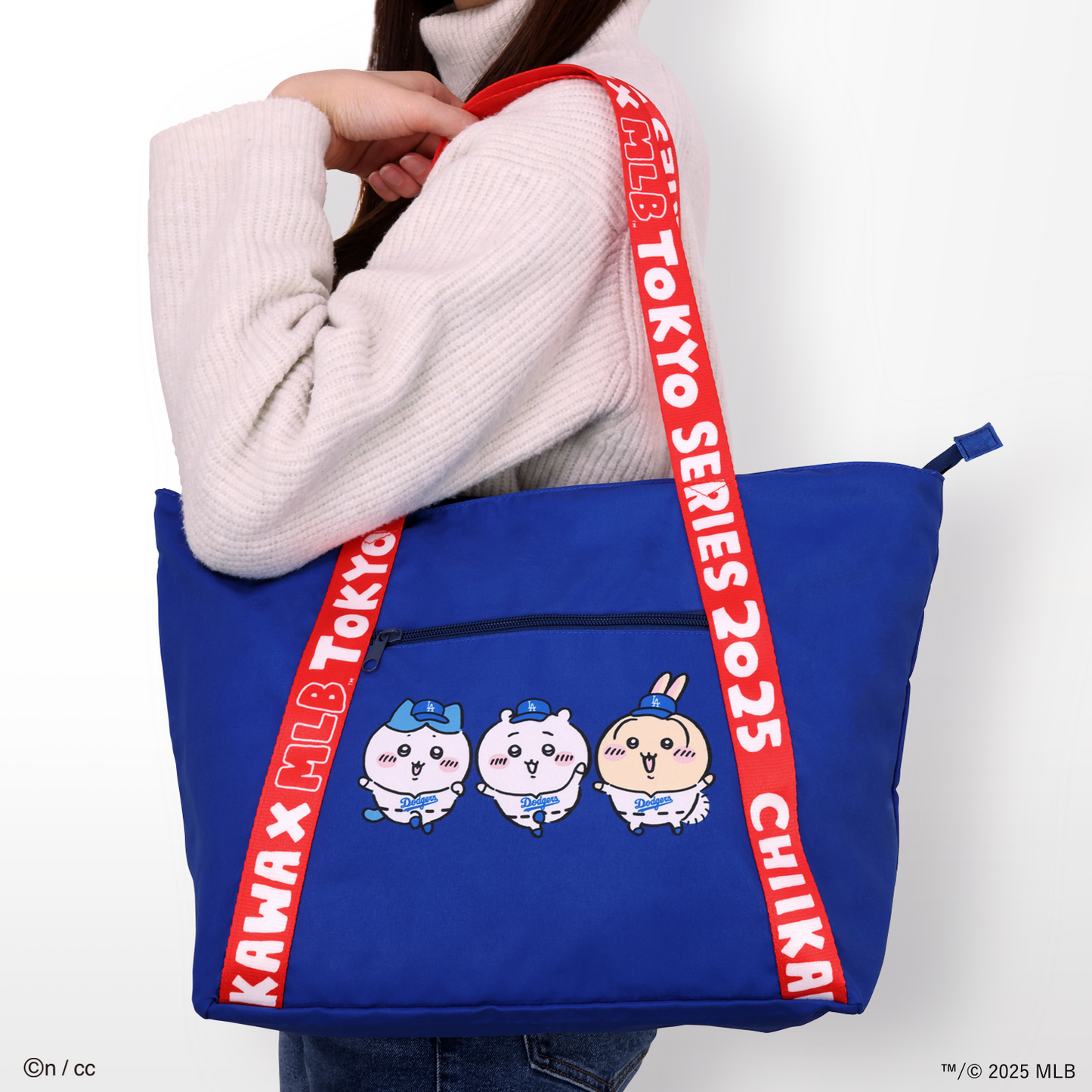 【予約】ちいかわ×MLB TOKYO SERIES トートバッグ（ドジャース）【2025年6月下旬より順次発送予定（発送延期の場合もキャンセル不可）】【通常商品と同時購入・配送希望日指定不可】【キャンペーン対象外】