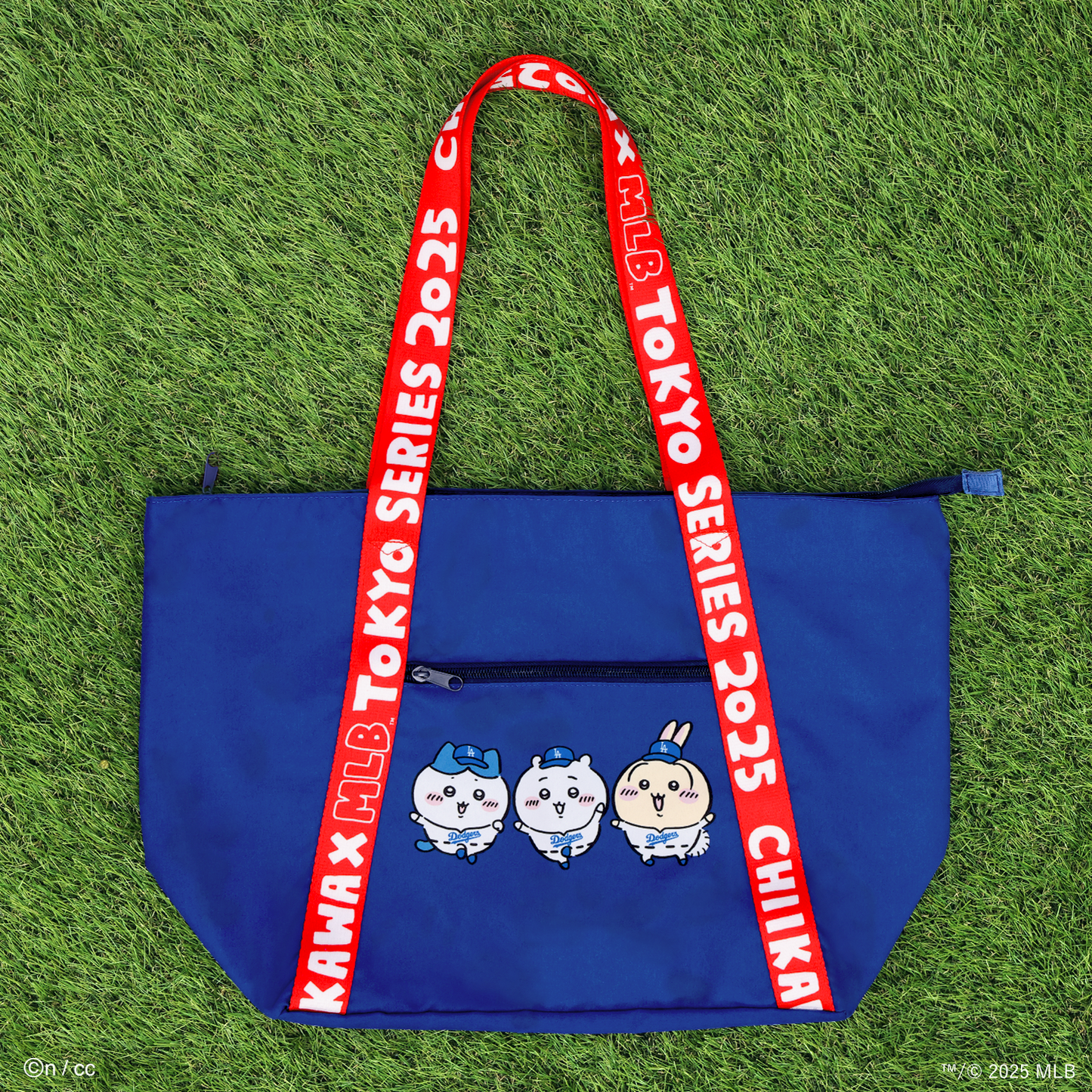 【予約】ちいかわ×MLB TOKYO SERIES トートバッグ（ドジャース）【2025年6月下旬より順次発送予定（発送延期の場合もキャンセル不可）】【通常商品と同時購入・配送希望日指定不可】【キャンペーン対象外】