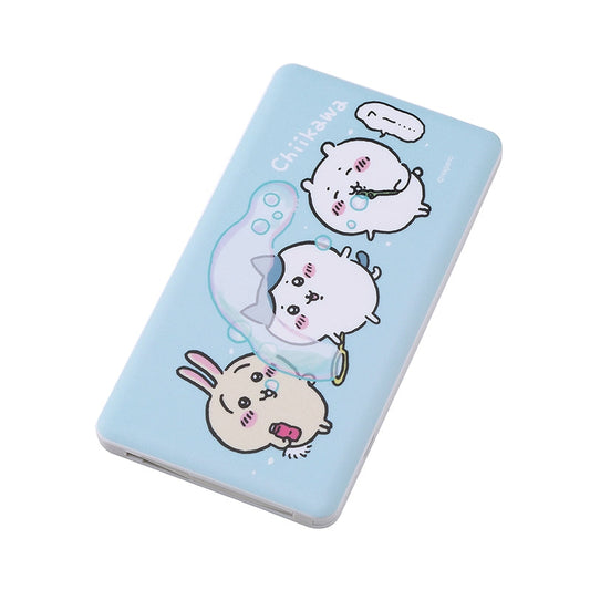 Chiikawa 4000mAh USB Output Lithium-Ion Polymer Charger 2.1A (Soap Bubbles)