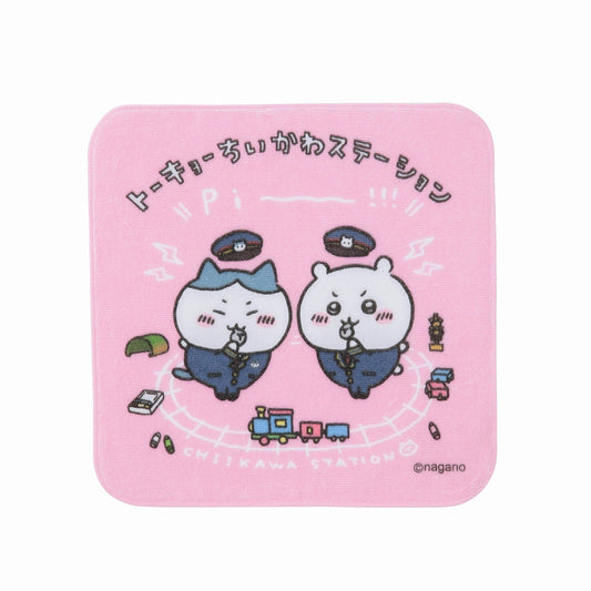 치이카와 스테이션 핸드 타올 (핑크)