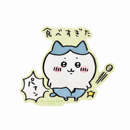 吉伊卡哇咖啡 宽松造型大贴纸（吃得太多了）