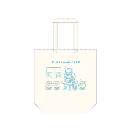 Chiikawa Cafe Cotton Tote (B) Blue