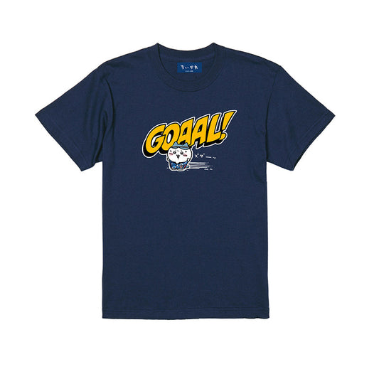 Chiikawa T-shirt (Goal) Japan National Soccer Team Version