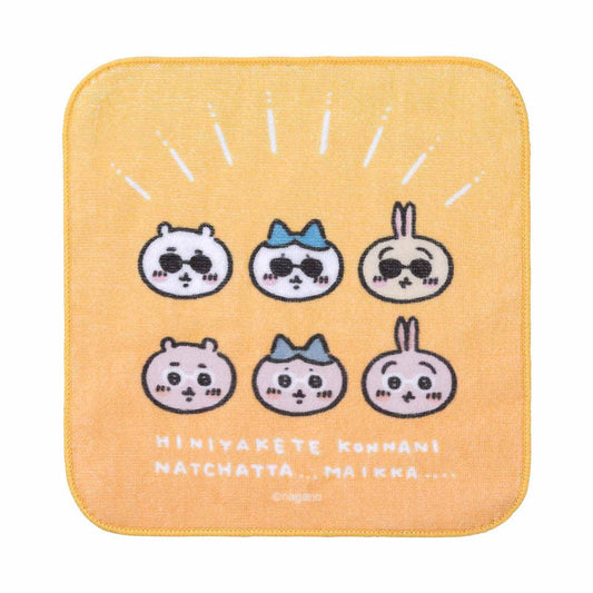 Chiikawa Tourism Hand Towel (Sunglasses Everyone)