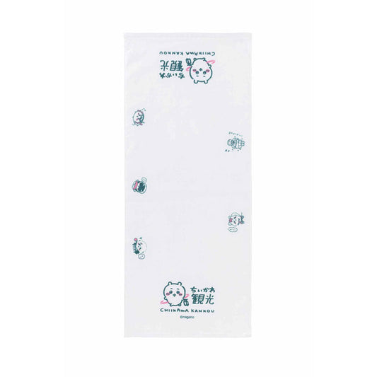 Chiikawa Tourism Face Towel (Chiikawa Tourism Souvenir Style)