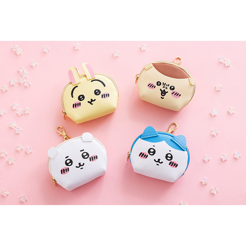 Chiikawa Shell-shaped Face Mini Pouch (Usagi)