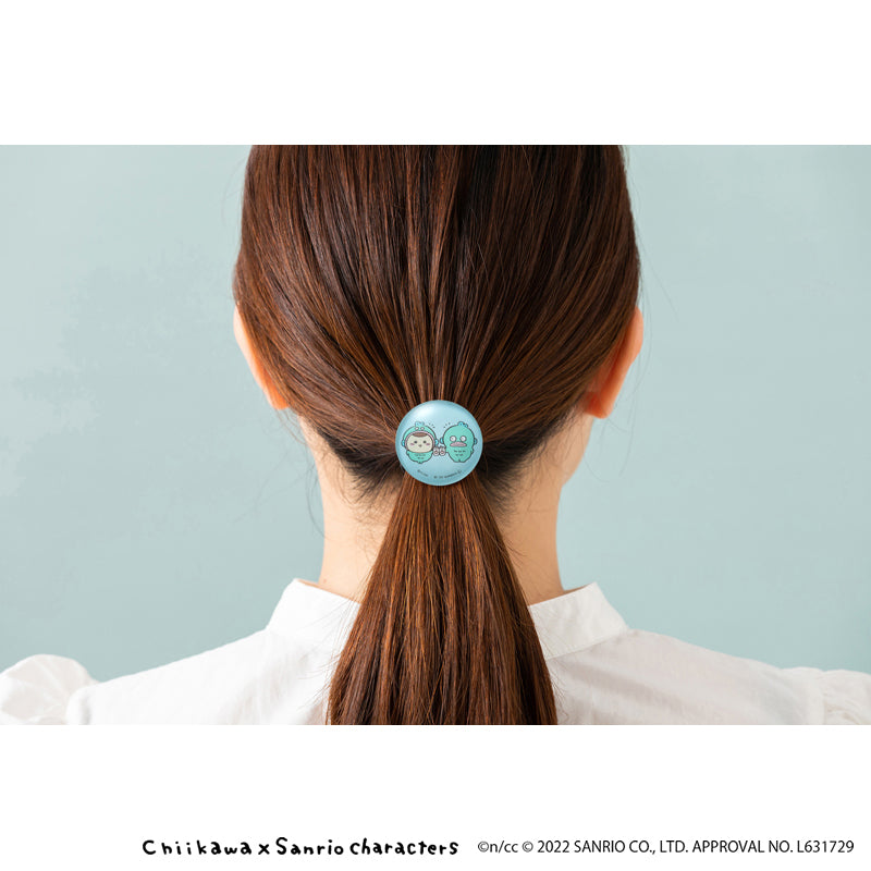 Chiikawa × Sanrio Characters Glass Hair Tie (Kurimanju & Hangyodon)