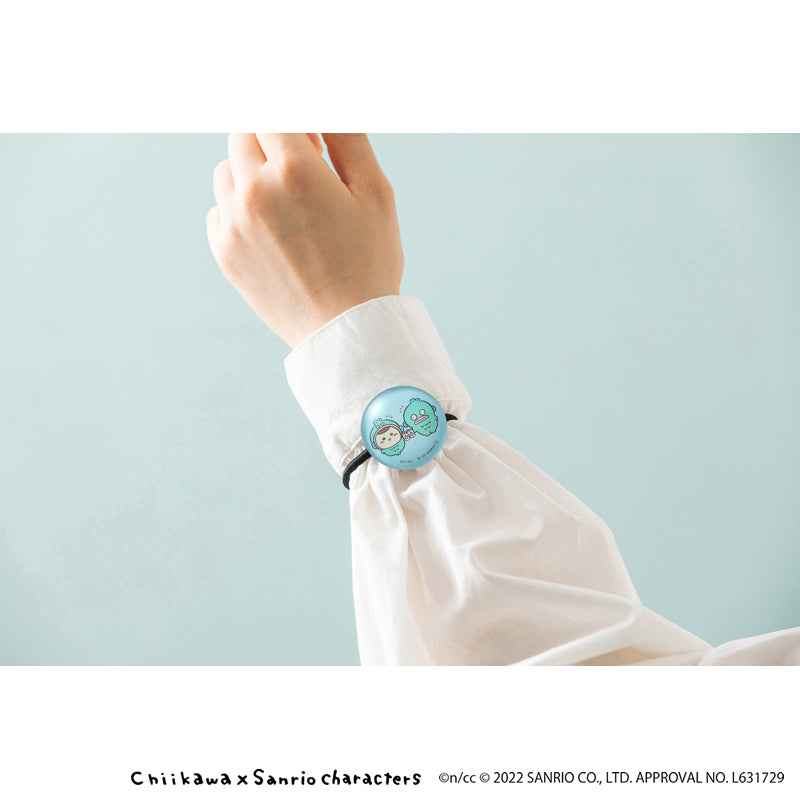 Chiikawa × Sanrio Characters Glass Hair Tie (Kurimanju & Hangyodon)