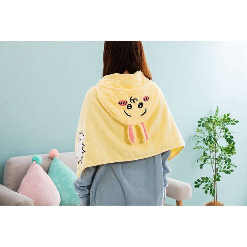 ちいかわ フード付きバスタオル（うさぎ）