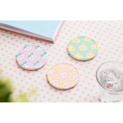 Chiikawa Mino Pottery Absorbent Coaster (Usagi)