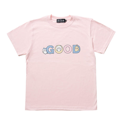 ちいかわ GOOD Tシャツ(ベビーピンク)