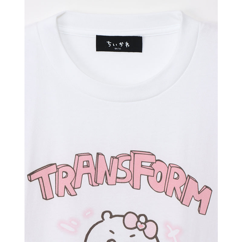 魔法吉伊卡哇 大号T恤 吉伊卡哇 TRANSFORM 白色