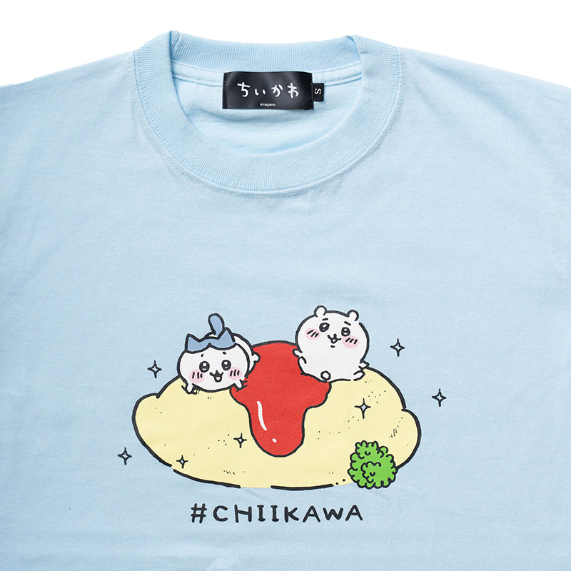 Chiikawa Omurice T-Shirt (Light Blue)