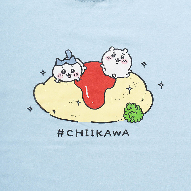 Chiikawa Omurice T-Shirt (Light Blue)