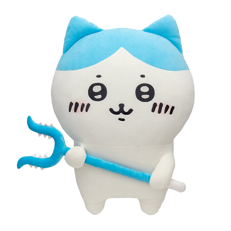 【予約終了】ちいかわ 討伐棒をもった特大ぬいぐるみ(ちいかわ＋ハチワレ)【2体セット】(二次受注)※特典缶バッジなし／2倍送料【8月上旬より順次発送予定】【クレジットカード決済のみ可】【他の予約商品・通常商品と同時購入・配送希望日指定不可】【キャンペーン対象外】