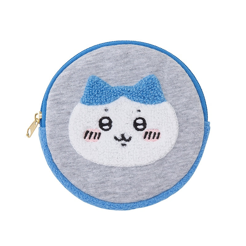 Chiikawa Sagara Embroidered Round Pouch (Hachiware)