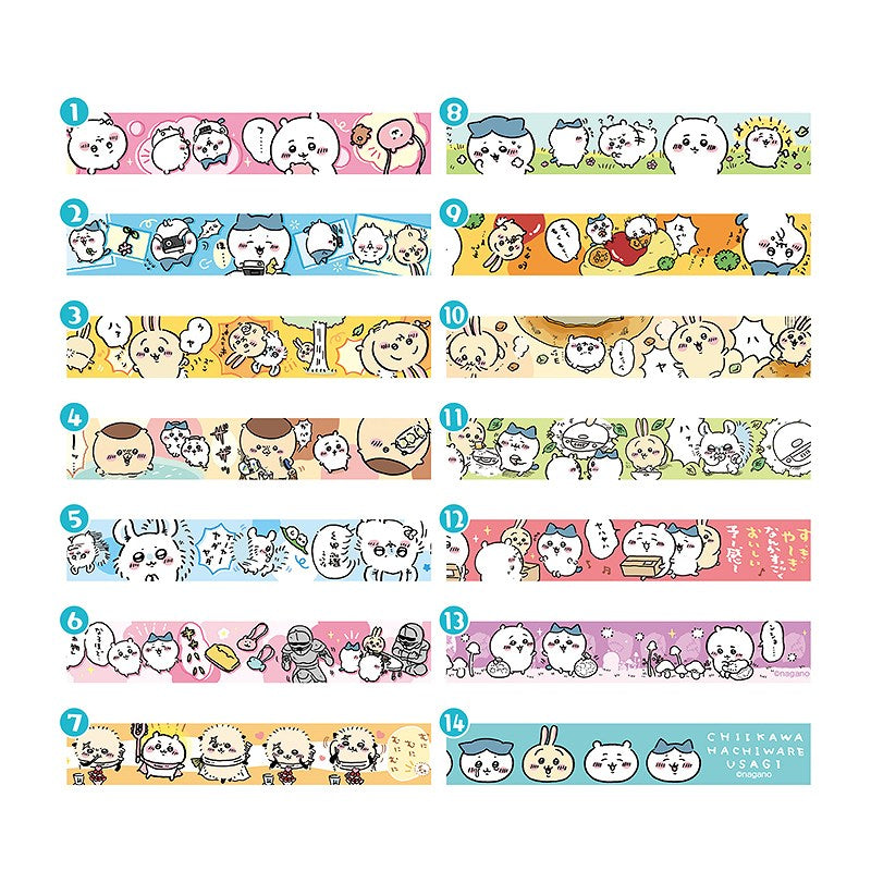 吉伊卡哇 彩色膠帶收藏② 1BOX 14個入