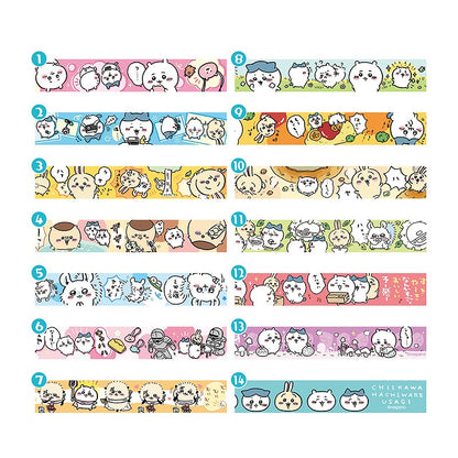 吉伊卡哇 彩色膠帶收藏② 1BOX 14個入