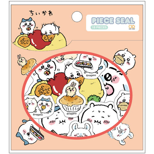 ちいかわ ピースシール もぐもぐ