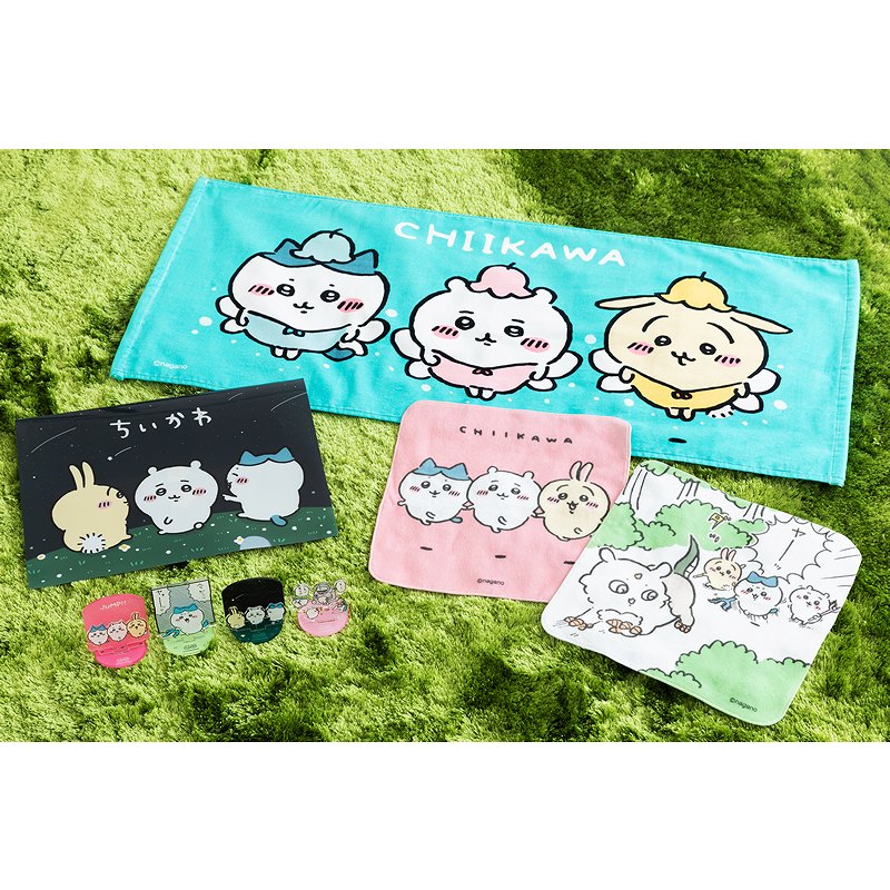 Chiikawa Good Friends Petit Clear File (Looking Back at the Night Sky)
