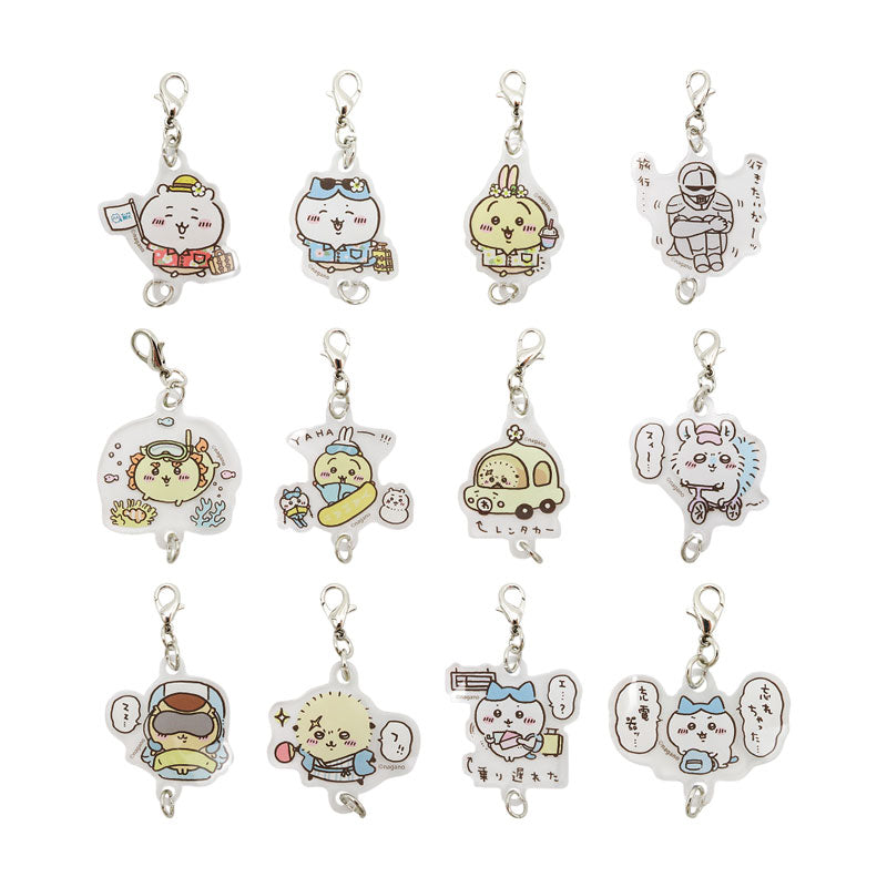 Chiikawa Connectable Acrylic Charm Collection Chiikawa Tourism (All 12 Types) [Single Piece]