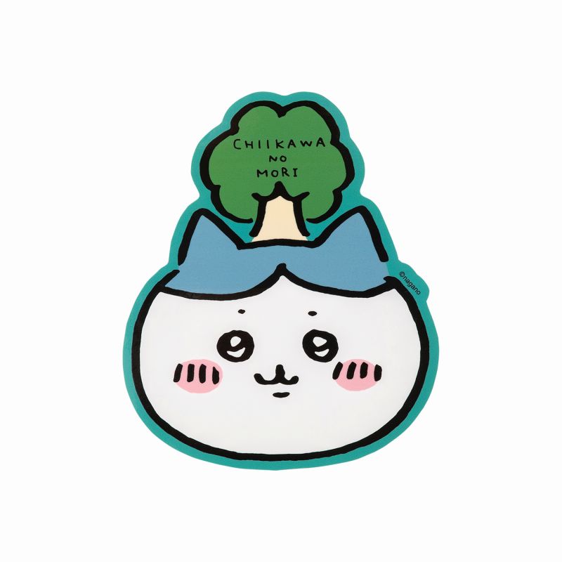 Chiikawa Yuru-Cut Big Sticker (Tree Hachiware)