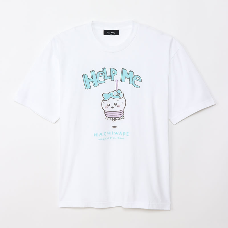 魔法吉伊卡哇 大號T恤 八割 HELP ME 白色