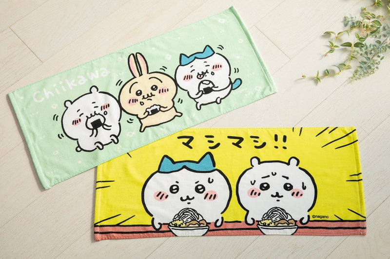 ちいかわ　フェイスタオル（マシマシ！）