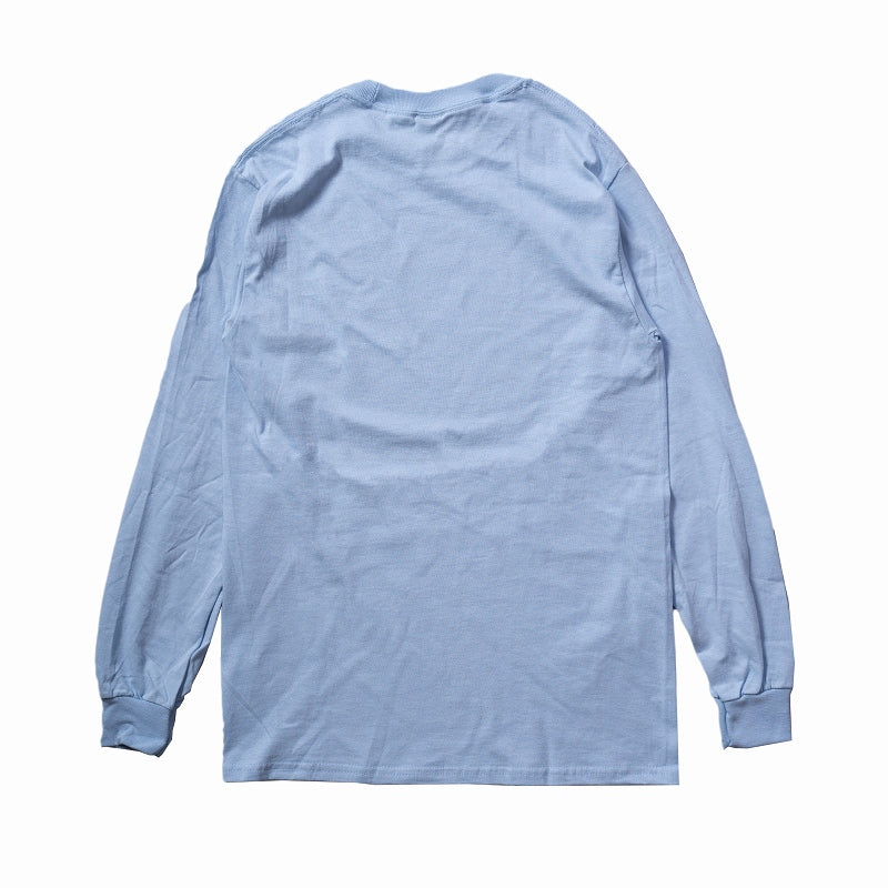 치이카와 FACE L/S T셔츠 라이트 블루