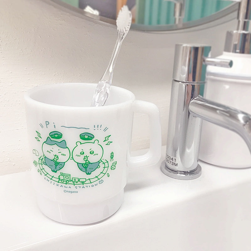 ちいかわ スタッキングプラカップ ピーっと吹くちいかわ