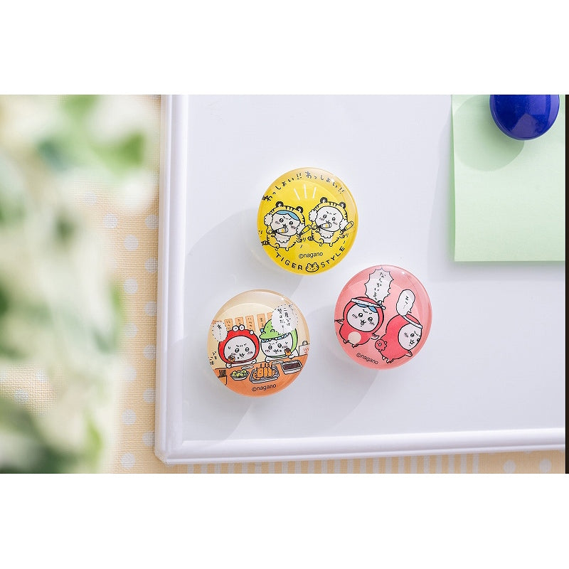 Chiikawa KANSAI Glass Magnet (Tiger)