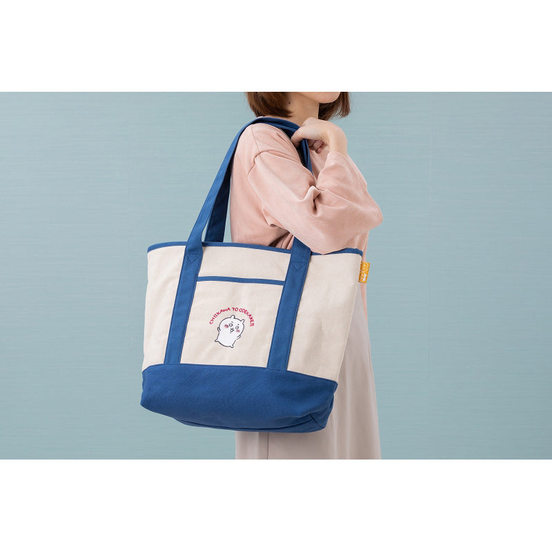 ちいかわ 刺繍なキャンバストートバッグ