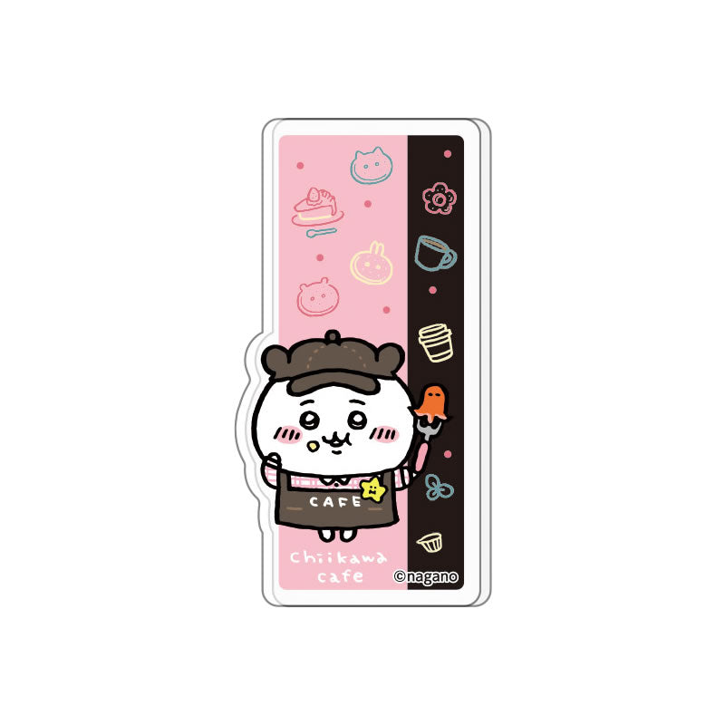 ちいかわカフェ アクリルメモボード①ちいかわ【１会計 ２個まで】