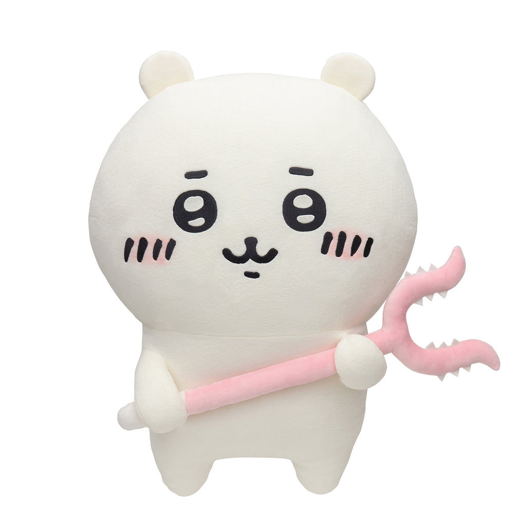 【予約終了】ちいかわ 討伐棒をもった特大ぬいぐるみ(ちいかわ＋ハチワレ)【2体セット】(二次受注)※特典缶バッジなし／2倍送料【8月上旬より順次発送予定】【クレジットカード決済のみ可】【他の予約商品・通常商品と同時購入・配送希望日指定不可】【キャンペーン対象外】