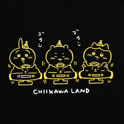 Chiikawa Land T-Shirt Go-Kart Black