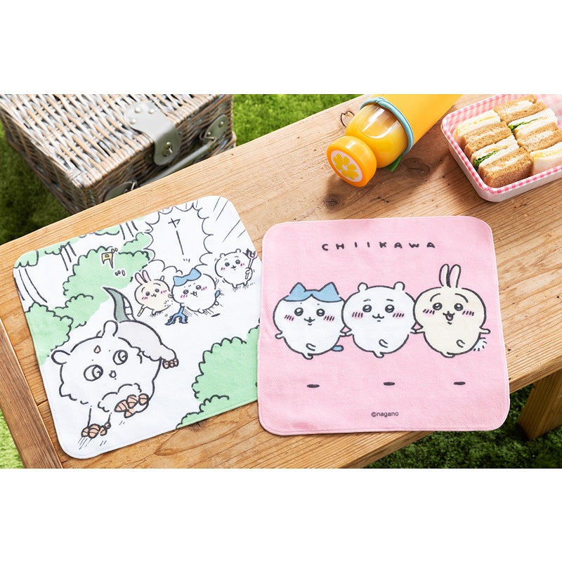 ちいかわ なかよしおでかけ大きめハンドタオル（大きい討伐）