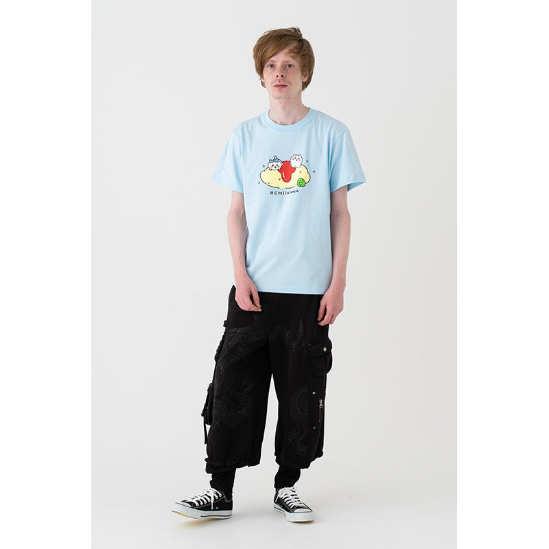 Chiikawa Omurice T-Shirt (Light Blue)